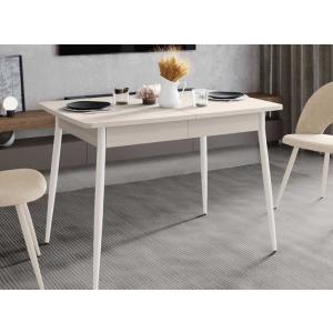 Орфей-28.4 (01) Сосна Астрид/Белый Стол обеденный 1120(1920)х750х760