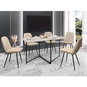 Колибри-16 (01) Дуб Канадский/Черный Стол-книжка 80(1500)х800х760