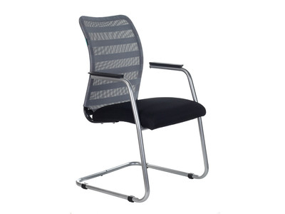 Кресло для конференций CH-599AV серый TW-32K03 черный TW-11 сетка/ткань