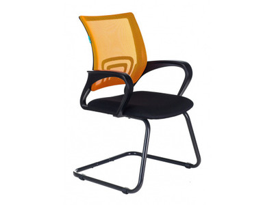 Кресло для конференций СН-695N-AV оранжевый TW-38-3 сиденье черный TW-11