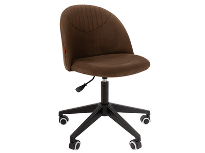 Кресло офисное HOME 119 ткань велюр коричневый Т-14