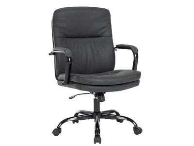 Кресло офисное 301 экокожа /черый/
