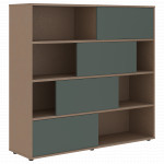 VMCS 1615 Стеллаж со слайд-дверьми 1600х450х1517 /Кобра/Нефрит/