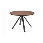 Стол для переговоров 101 905  1200x1200x760 мм/Орех/Черный/