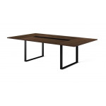 Стол для переговоров 101 910  2560x1400x760 мм/Орех/Черный/