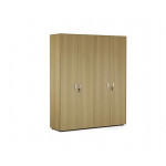 Шкаф для бумаг х 2 109 729  1620x440x1970 мм/Светлый эвкалипт/Хром/