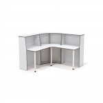 А-80 (x2)+А-90+L-710 (х3) Стойка администратора /светло-серый/