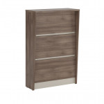 NLN36390103 Стойка ресепшн 80,4x35,4x123,5 /дуб шамони темный/