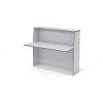 А-140 Стойка администратора 140*75*120 /светло-серый/