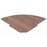 РС-5.1 Полка для угловой секции (угловой элемент) 815x815x22 /ясень шимо/