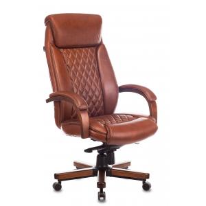 Кресло T-9924WALNUT Светло-коричневый Leather Eichel кожа+к/з