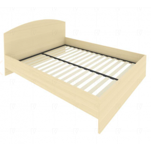 Кровать с изголовьем и ортопедическим основанием С-КИ-160 /1650x2050x900 мм/Акация лорка/