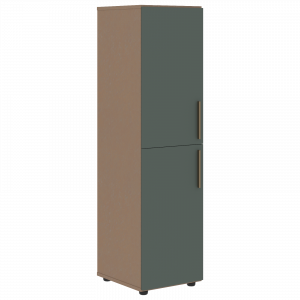 VMCS 40.4 Шкаф-колонка с 2-мя глухими малыми дверьми  400х430х781 /Кобра/Нефрит/