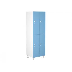 Шкаф WL 22-60 голубой/белый ЛДСП 1900x600x500