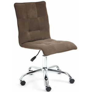 Кресло офисное «Zero» (флок,коричневый.6)