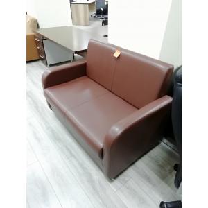 Диван 3-местный 1600*730*870h (к/зам) /коричневый/