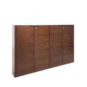 РЭЙЛ/RAIL ШКАФ ДЛЯ БУМАГ Х2 SET_Bookcase*2_RT ДУБ ТАБАК