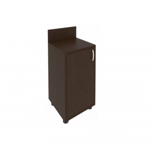 Тумба (узкая) с полкой с бортиком левая С-ТУ-40 Л /400x400x750/Венге цаво/