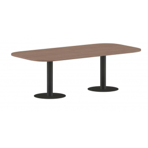 ПРГ-8 Стол для переговоров 2400x1200x750 мм /ясень шимо/антрацит/