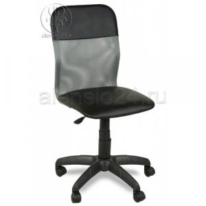 Кресло офисное Элегия М,ткань сетка,черная,крестовина пластик