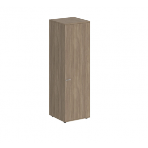 Гардероб 1-дверный с задней стенкой ЛДСП правый SG.826.R  600x600x1955 мм/Дуб темный/