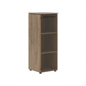 Шкаф колонка со стеклянной дверью Enio MMC 42.2  429x423x1188/Кария Пальмира/