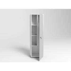 Шкаф для хоз.инвентаря, 500*400*1750, цвет серый
