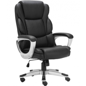 Кресло руководителя BRABIX EX-555 Premium Rest, эко кожа, черное, 531938
