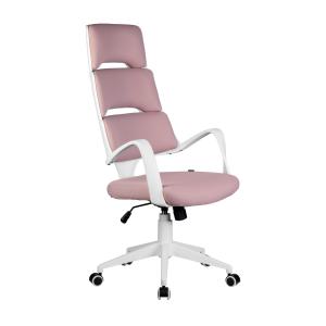 Кресло руководителя RCH Sakura Белый пластик/Розовая ткань (274)