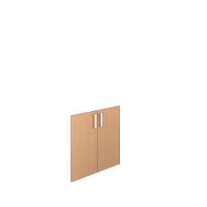 121.1 Комплект дверей на 2 секции (ШхГхВ): 700х16х750мм /бук/