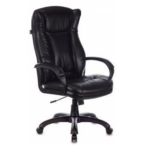 Кресло CH-879N черный Leather Venge Black эко. кожа крестовина пл./черный