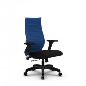 Кресло B 2b 19/2D Основание 17831,ткань черный/синий,PL
