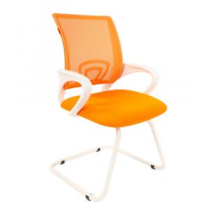 Кресло CHAIRMAN д/конференций 696 V WHITE/TW-66 оранжевый/TW-16 оранжевый