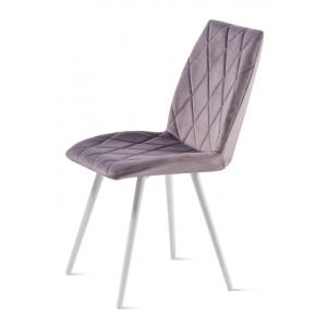 ОМЕГА стул (Текстиль CATALANA 07 (серый) Цвет каркаса белый