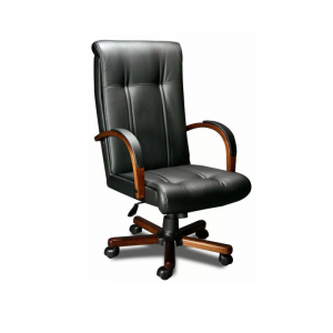 Кресло для руководителя PARIS A LAGUNA  Экокожа/Черный/