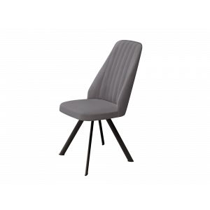 Монреаль (01) Даллас серый/Черный Стул 470х650х950