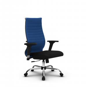 Кресло B 2b 19/2D Основание 17833,ткань черный/синий,CH