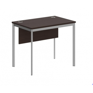 Стол прямой с фронтальной панелью СП-1.1SD  900x600x755 /Венге Магия/Алюминий/
