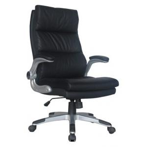 Кресло руководителя BRABIX EX-510, рециклированная кожа, черное, 530863