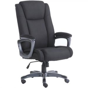 Кресло руководителя BRABIX Solid HD-005 ткань, черное,531822