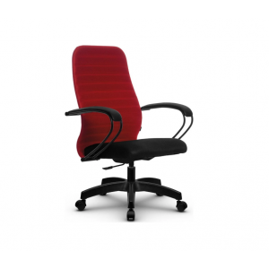 Кресло SU-CK130-10P PL /Красный/Черный/