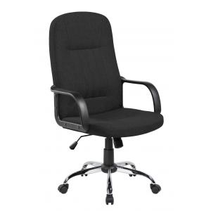 Кресло руководителя Chair 9309-1J /ткань черный/крестовина хром