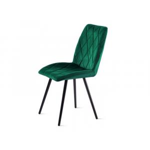 ОМЕГА стул (Текстиль CATALANA 13 (изумруд) Цвет каркаса черный муар