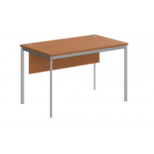 Стол прямой с фронтальной панелью СП-2SD  1200x720x755 /Груша Ароза/Алюминий/