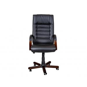 Кресло руководителя MYR18510021 Myra A кожа /черный/темный орех/