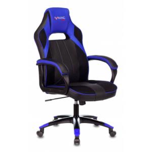 Кресло игровое Zombie VIKING 2 AERO черный/синий текстиль/эко.кожа крестов. пластик