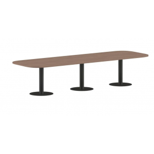 ПРГ-7 Стол для переговоров 3600x1200x750 мм /ясень шимо/антрацит/