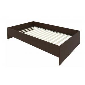 Кровать без изголовья с ортопедическим основанием С-К-120 /1250x2050x400/Венге цаво/