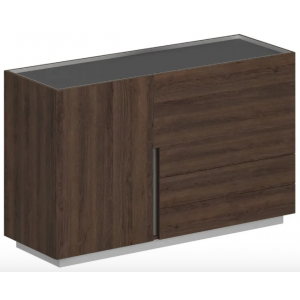 Шкаф правый OL-20-14.R  1600x550x975 мм/Дуб гладстоун табак/