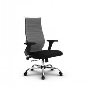 Кресло B 2b 19/2D Основание 17833,ткань черный/серый,CH